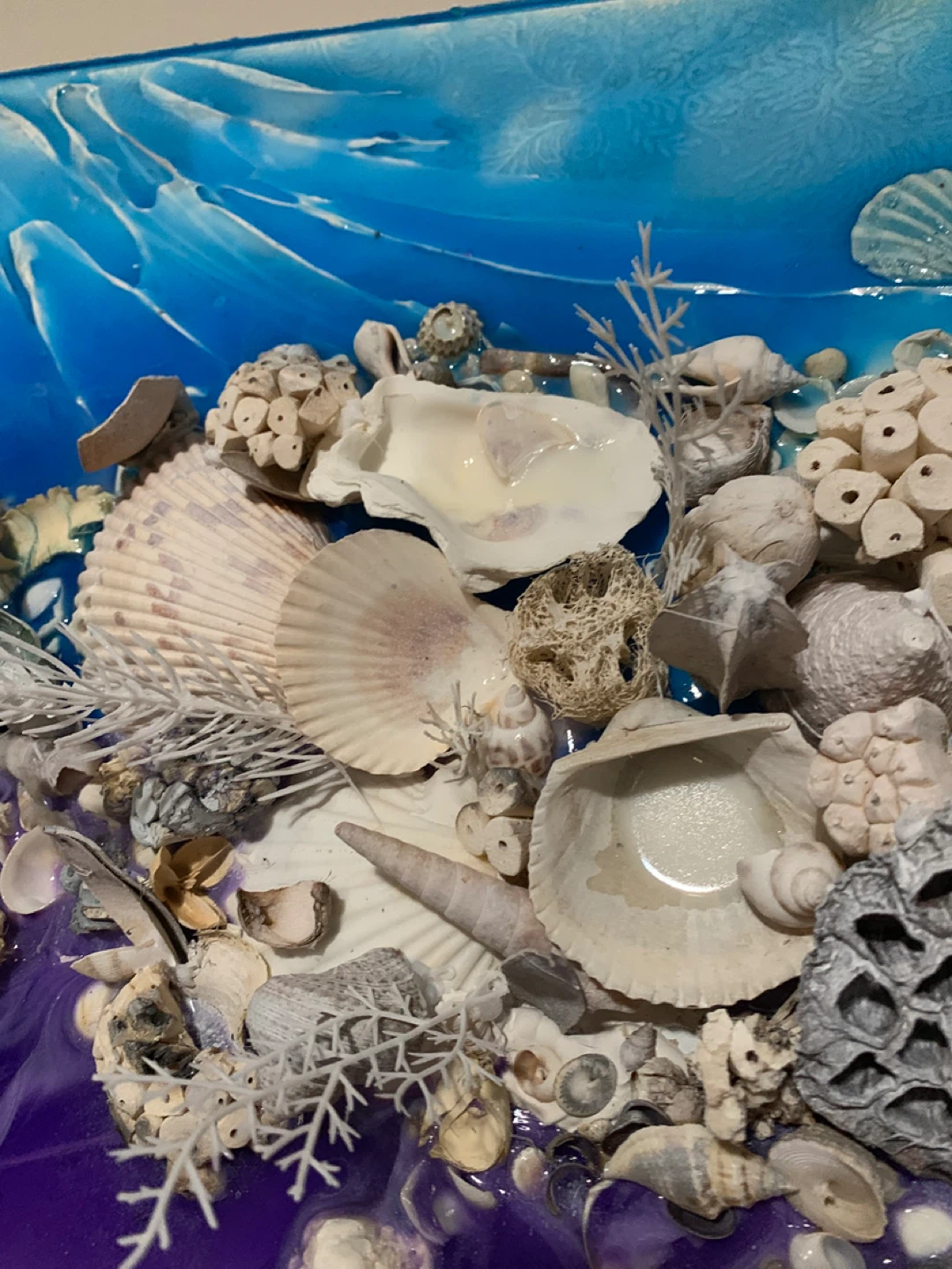 Seashell Resin Art Wall Decor - photo 5