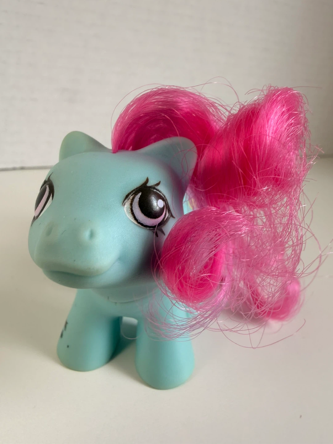 Vintage My Little Pony G1 Blue Pony Pink Mane