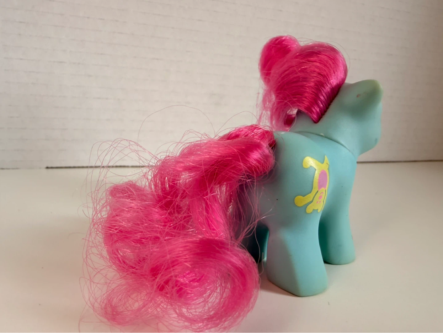 Vintage My Little Pony G1 Blue Pony Pink Mane - photo 4