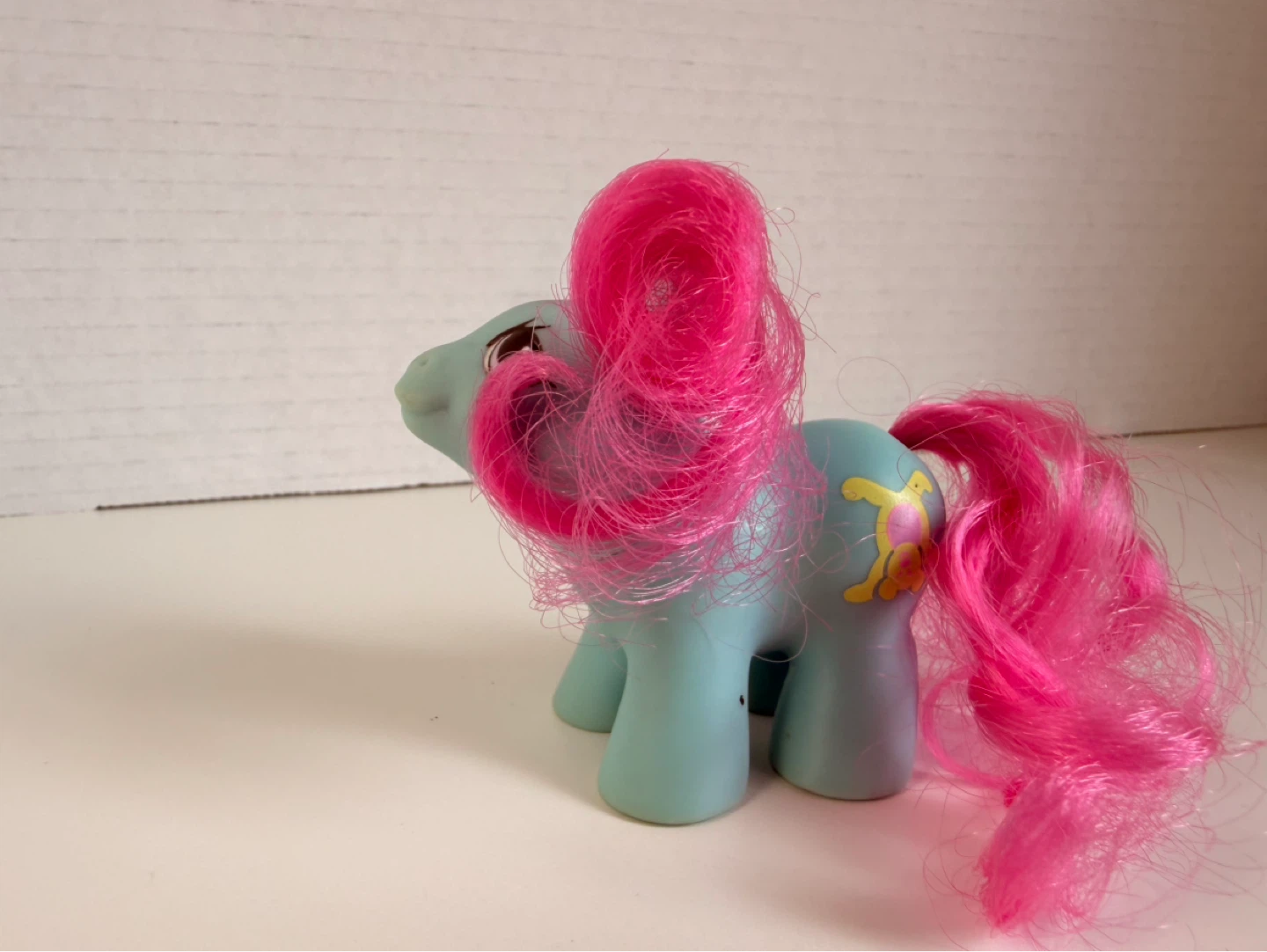Vintage My Little Pony G1 Blue Pony Pink Mane - photo 3