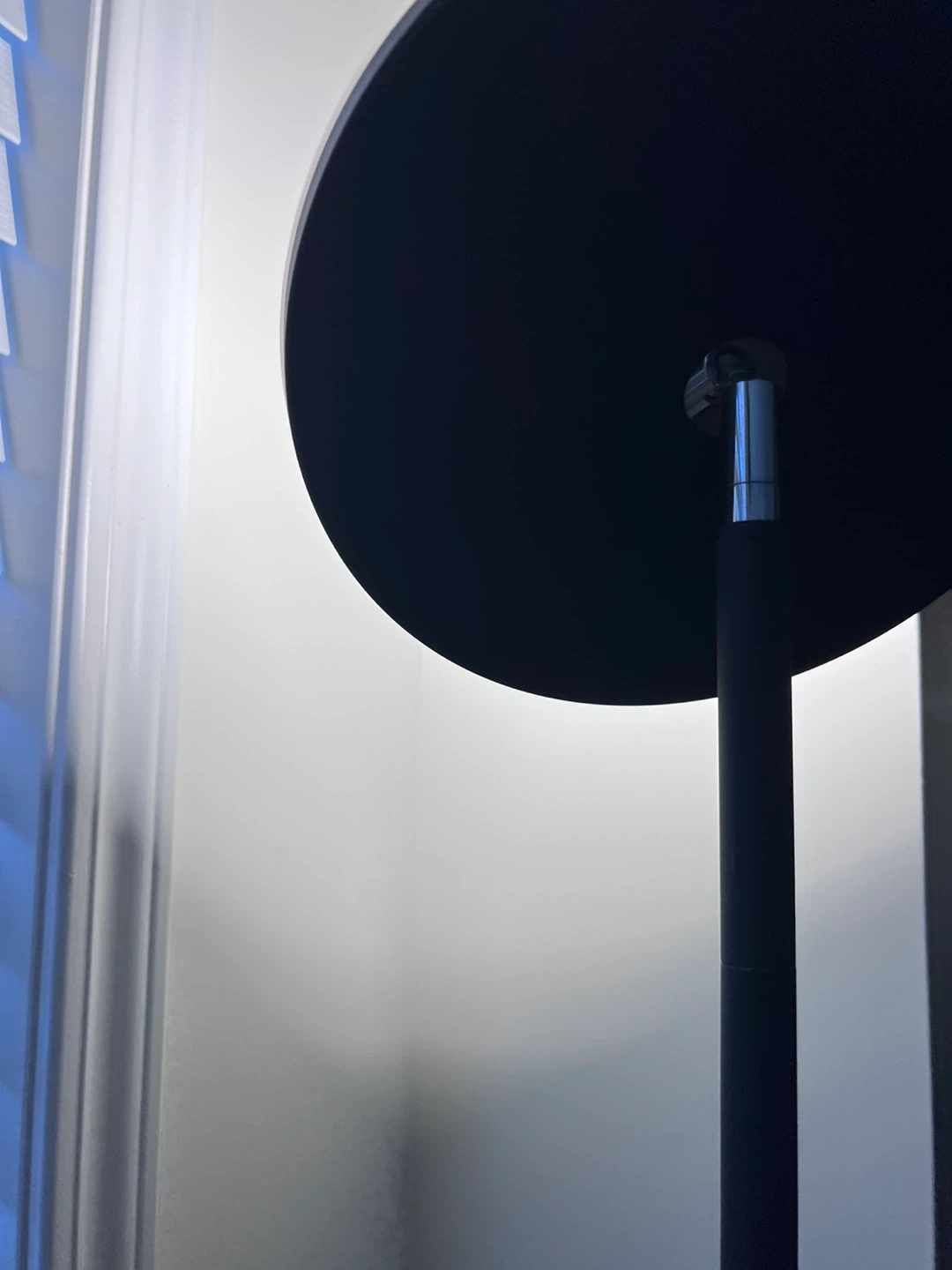 Black LED Floor Lamp with Remote Control - photo 2