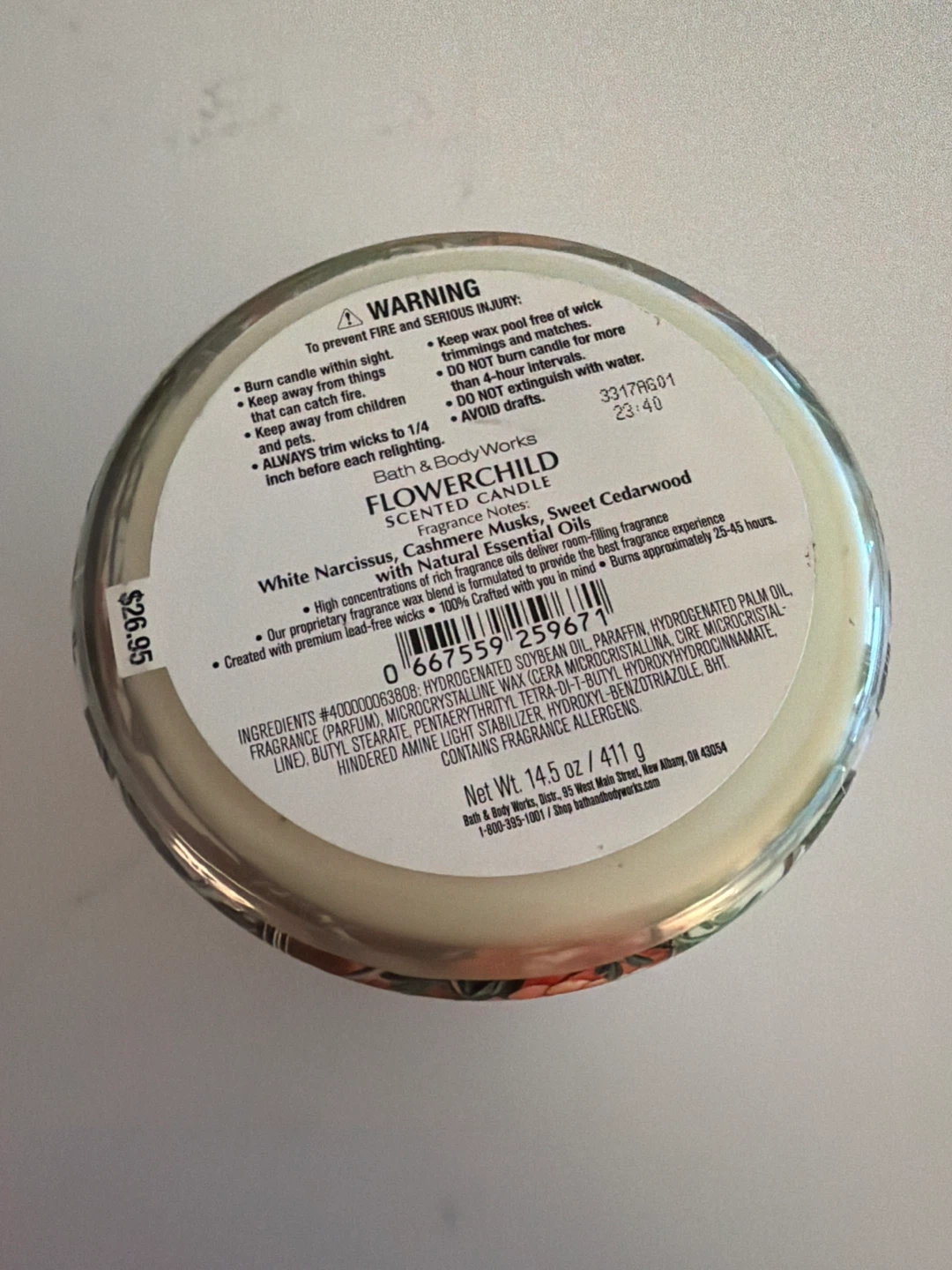 Bath & Body Works Flower Child Scented Candle - photo 3