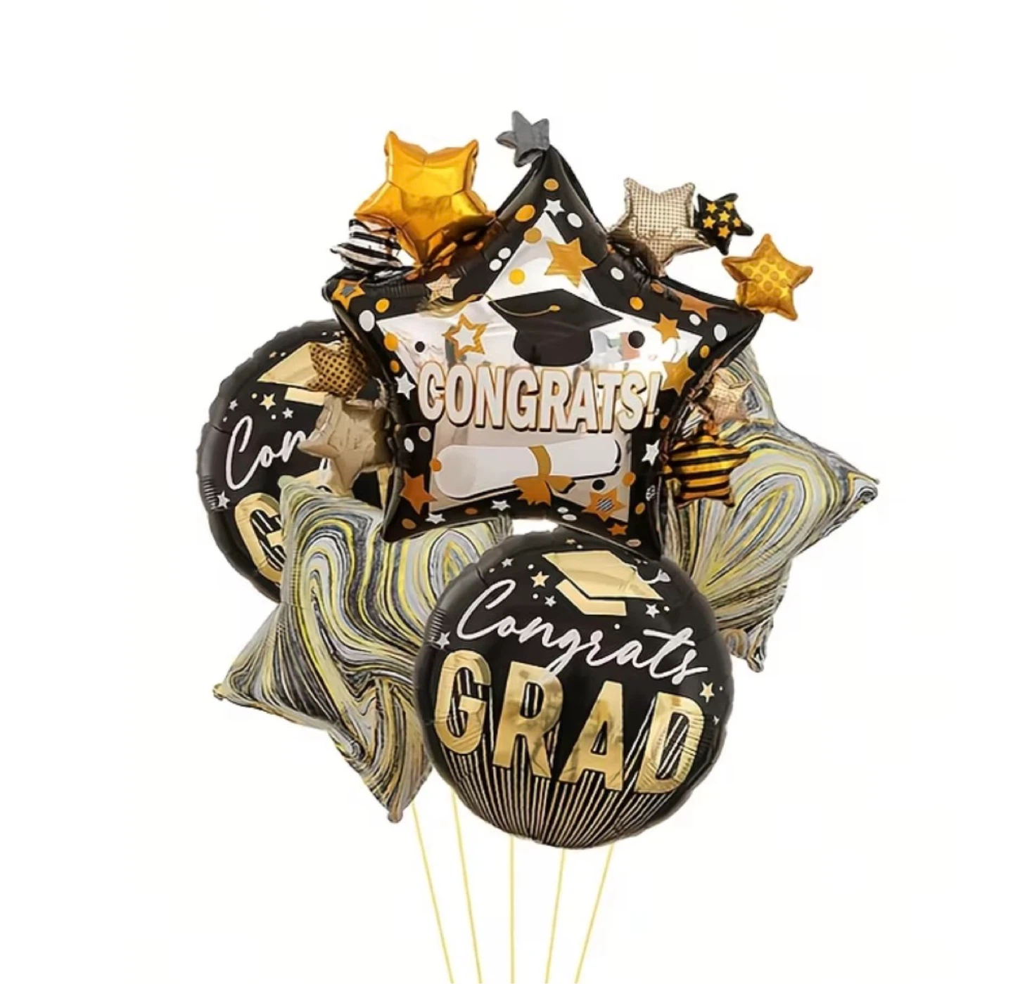 6 items Graduation Balloons - Congrats Grad Set - photo 3