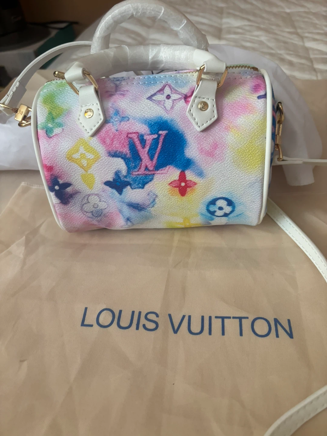 Louis Vuitton Speedy Nano Bag Multicolored Tie-Dye
