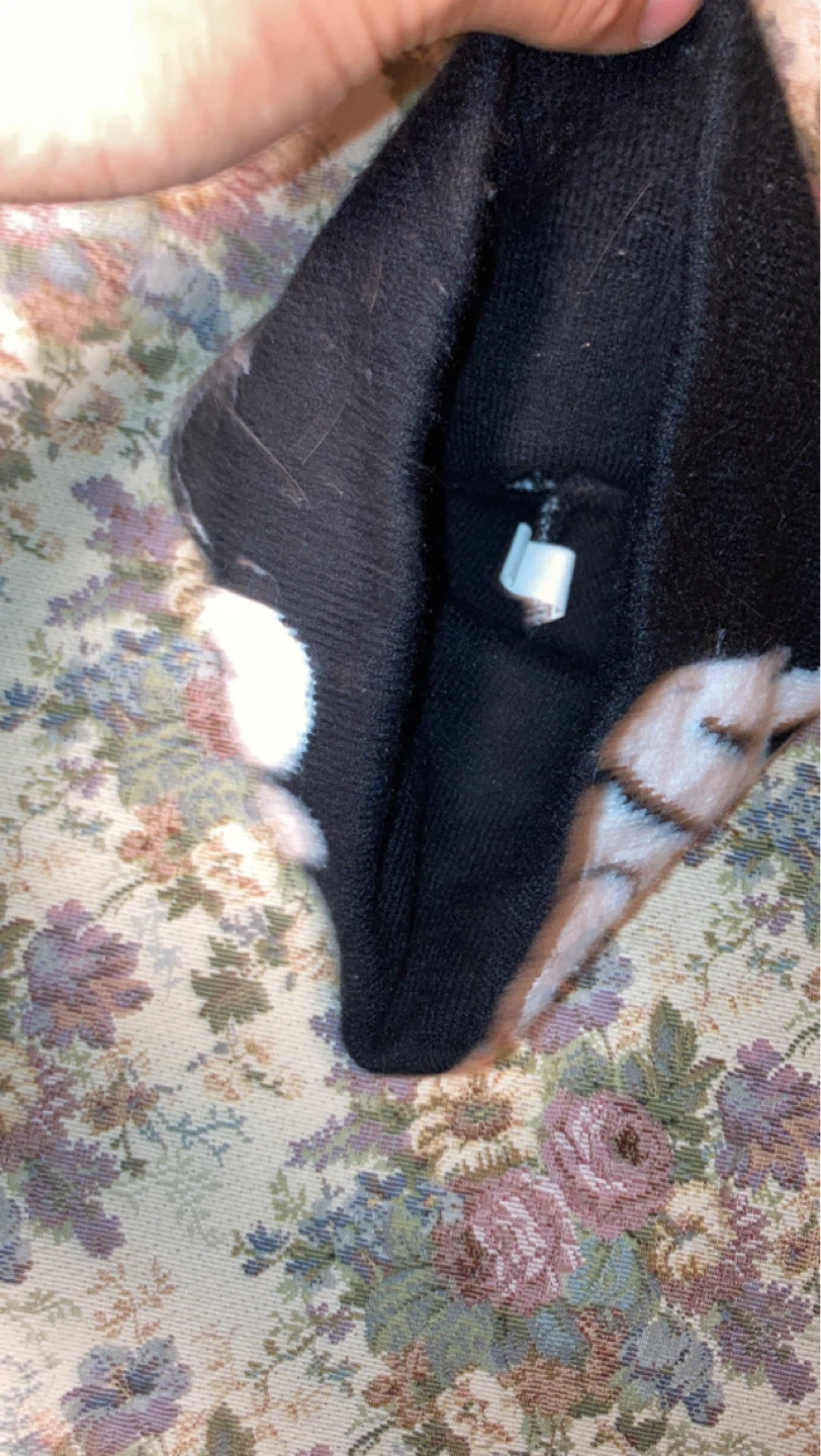 Black Beanie with Spiderweb and "VISIONS" Graphic - photo 3