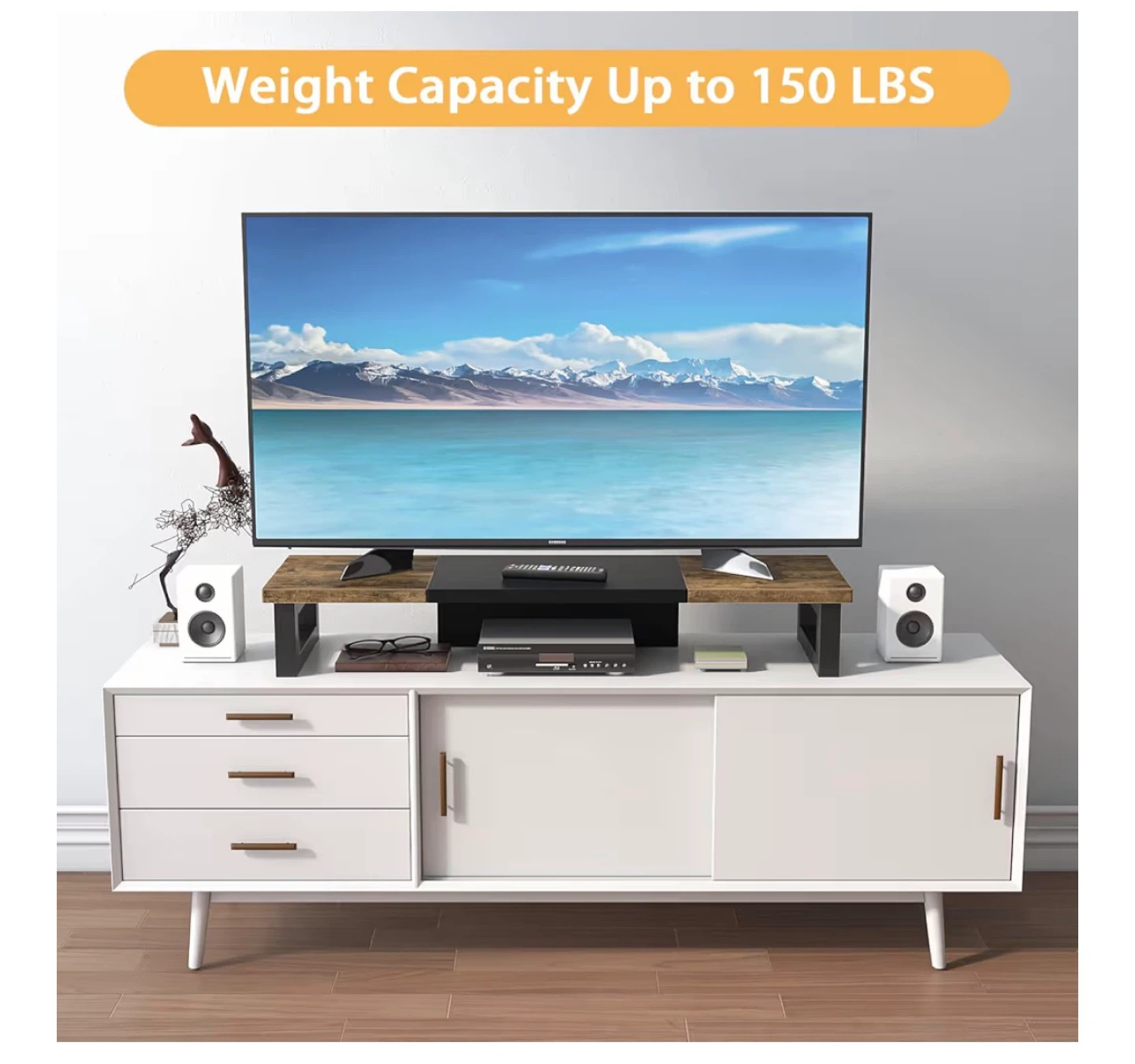 Monitor Riser Stand with Storage - photo 5
