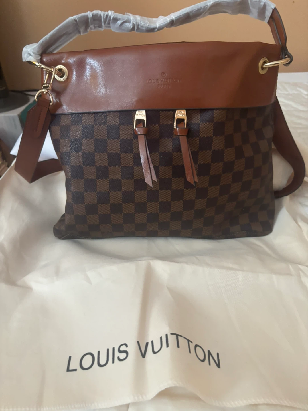 Louis Vuitton Damier Ebene Shoulder Bag