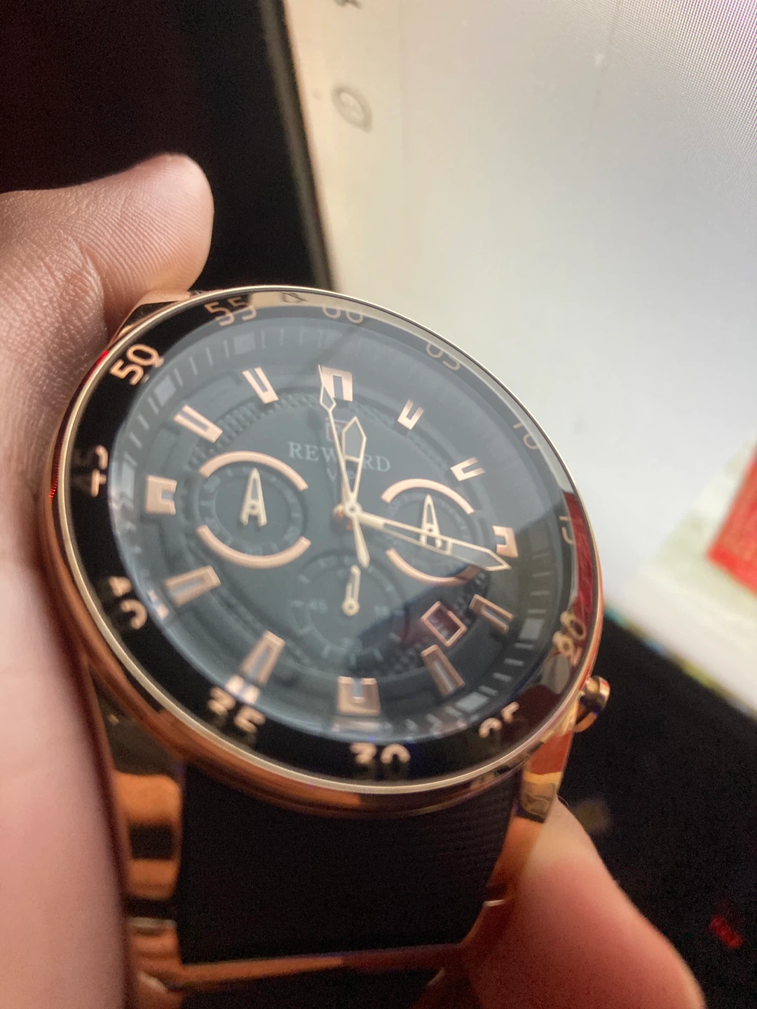 Reward Gold Chronograph Watch - photo 4