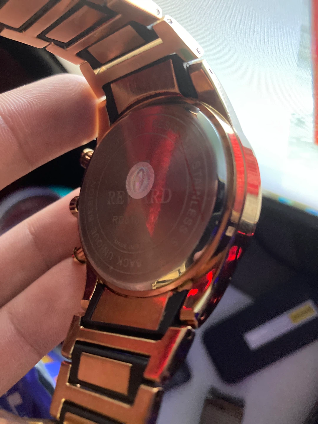 Reward Gold Chronograph Watch - photo 3