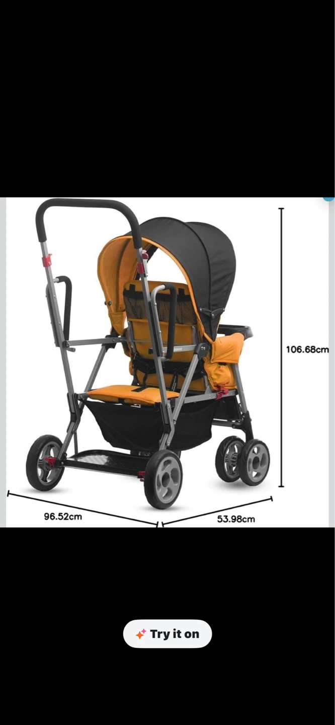 Joovy Orange Tandem Stroller - photo 5