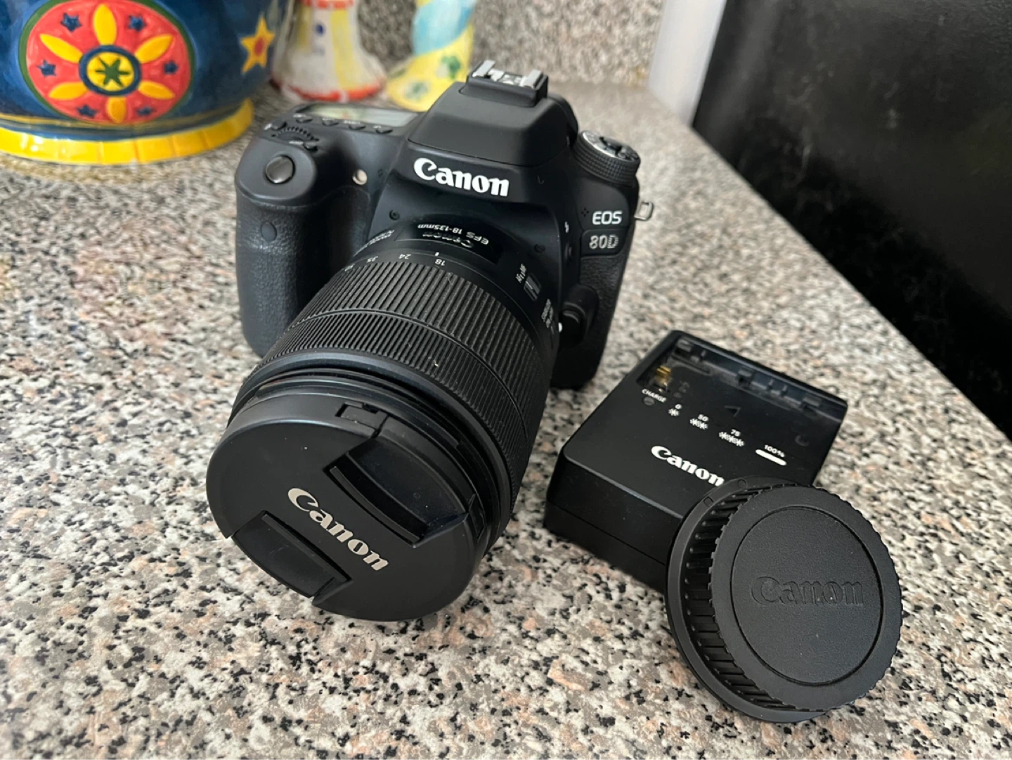 Canon EOS 80D DSLR Camera with EF-S 18-135mm Lens