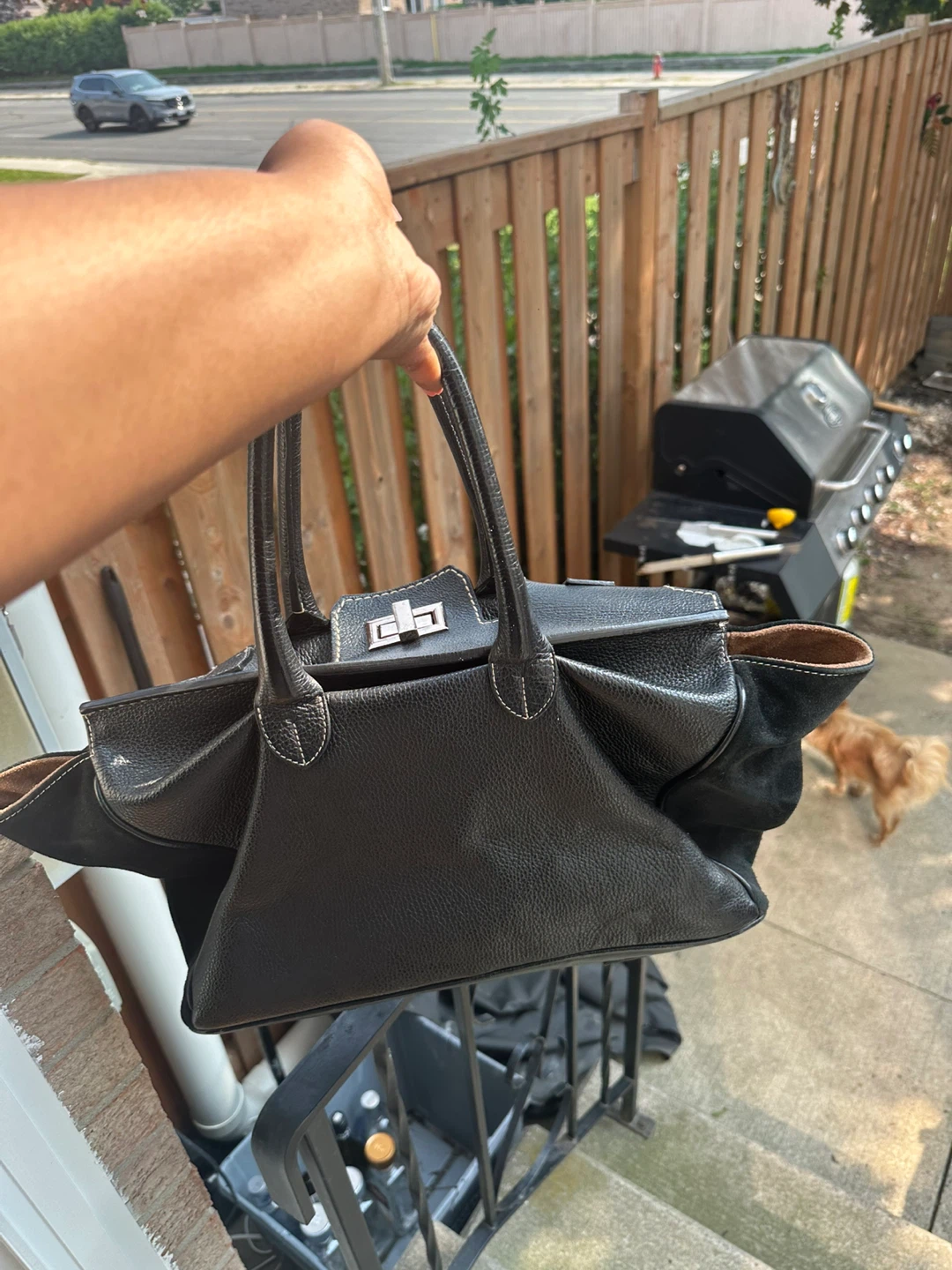 Valentino Black Leather Satchel Handbag - photo 3