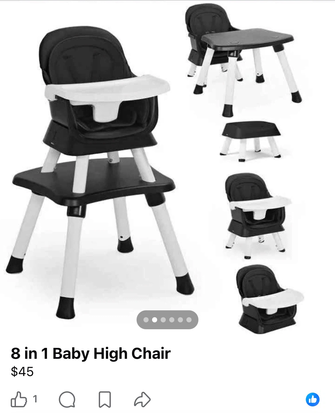 8 in 1 Baby High Chair