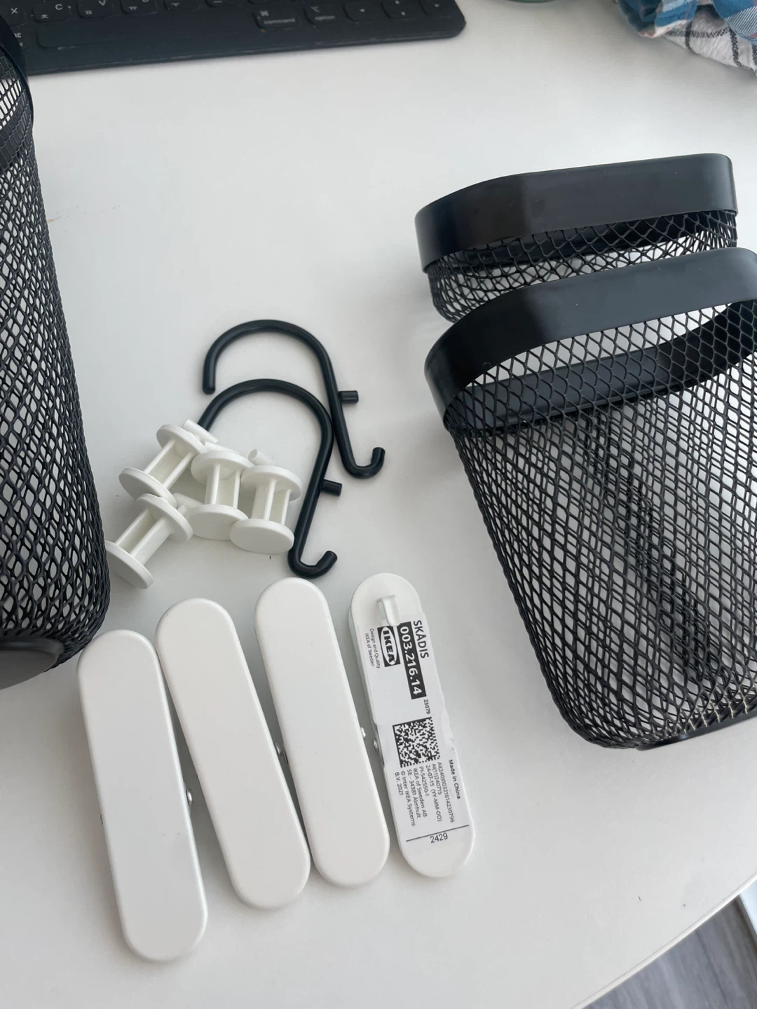 IKEA Pegboard Baskets and Hooks - photo 2
