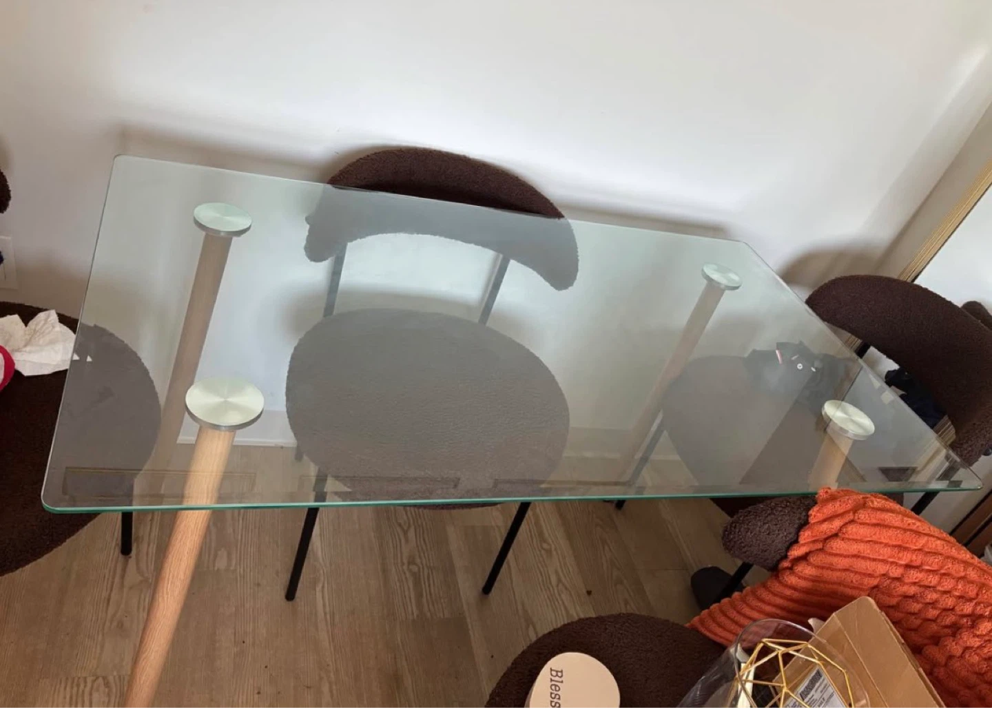 Glass Top Dining Table - photo 3