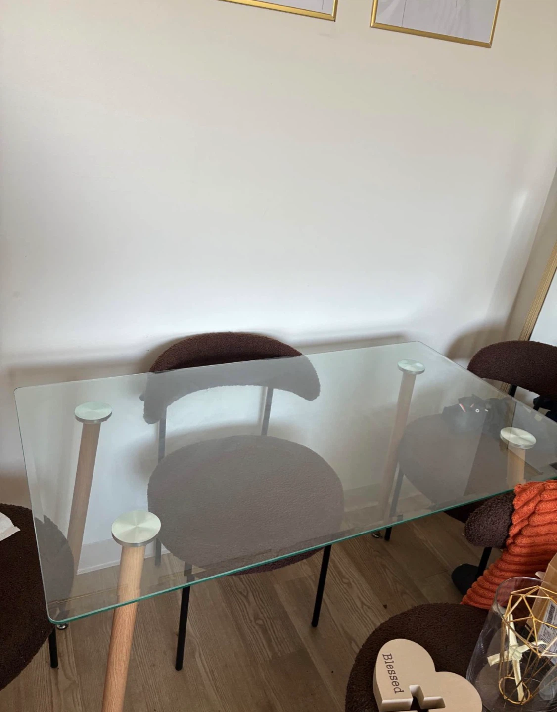 Glass Top Dining Table - photo 2