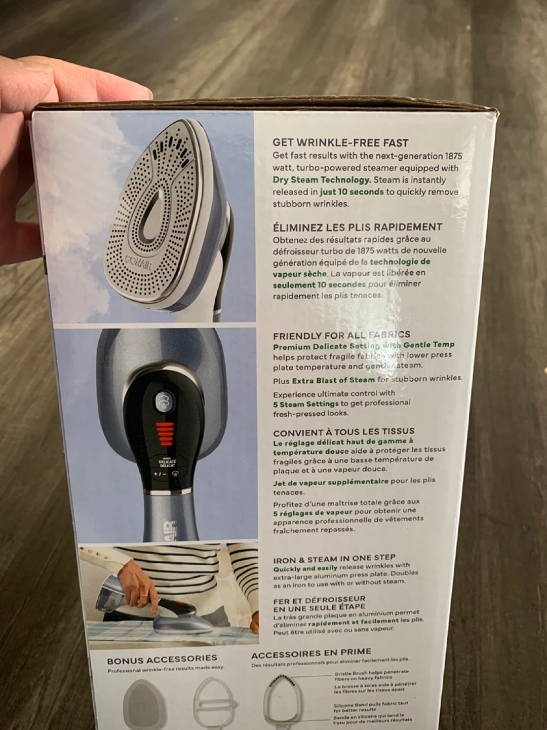 Brand New Conair Turbo ExtremeSteam 2-in-1 Steamer & Iron - photo 2