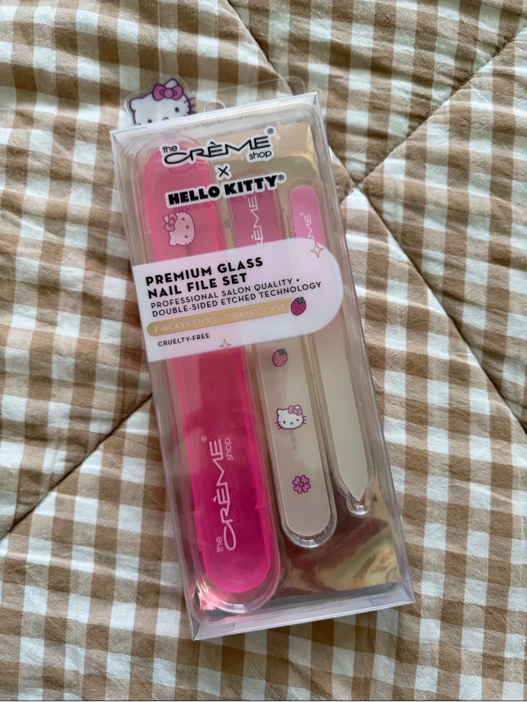 The Crème Shop x Hello Kitty Glass Nail File Set