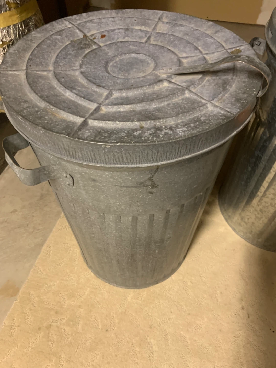 GSW Galvanized Steel Trash Can Protector 75L
