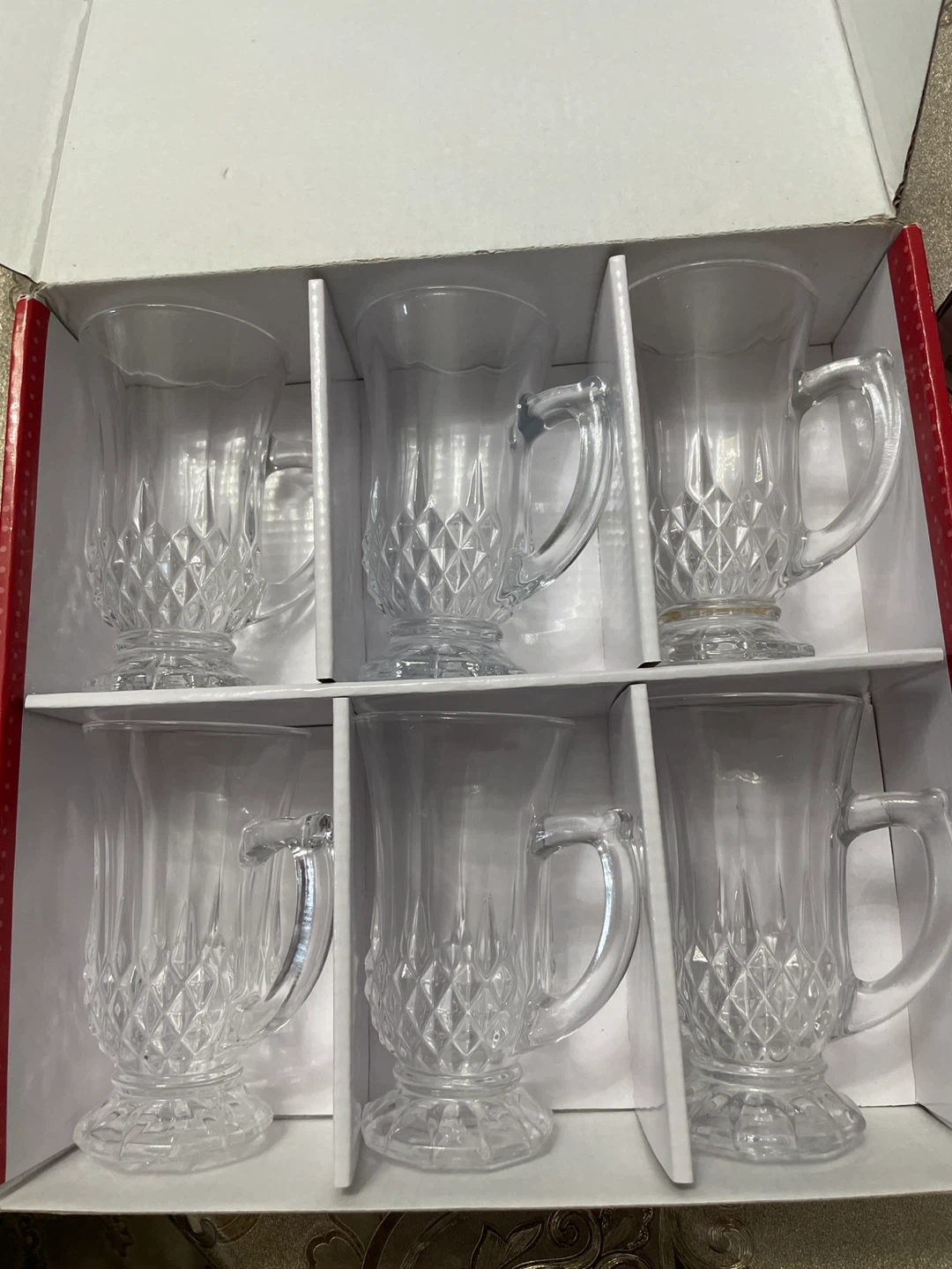 Diamant Glass Mugs - Set of 6 - photo 2