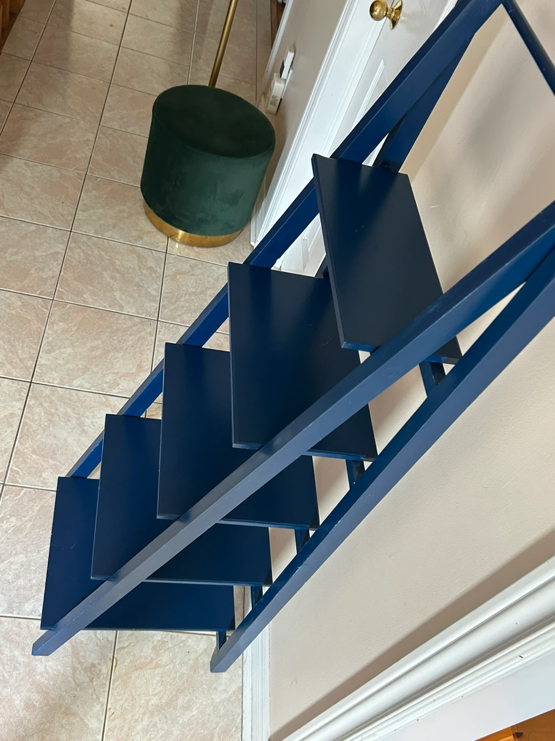 Navy Blue Ladder Shelf - photo 4