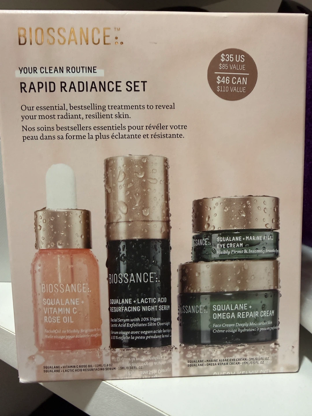 Biossance Rapid Radiance Set NEW