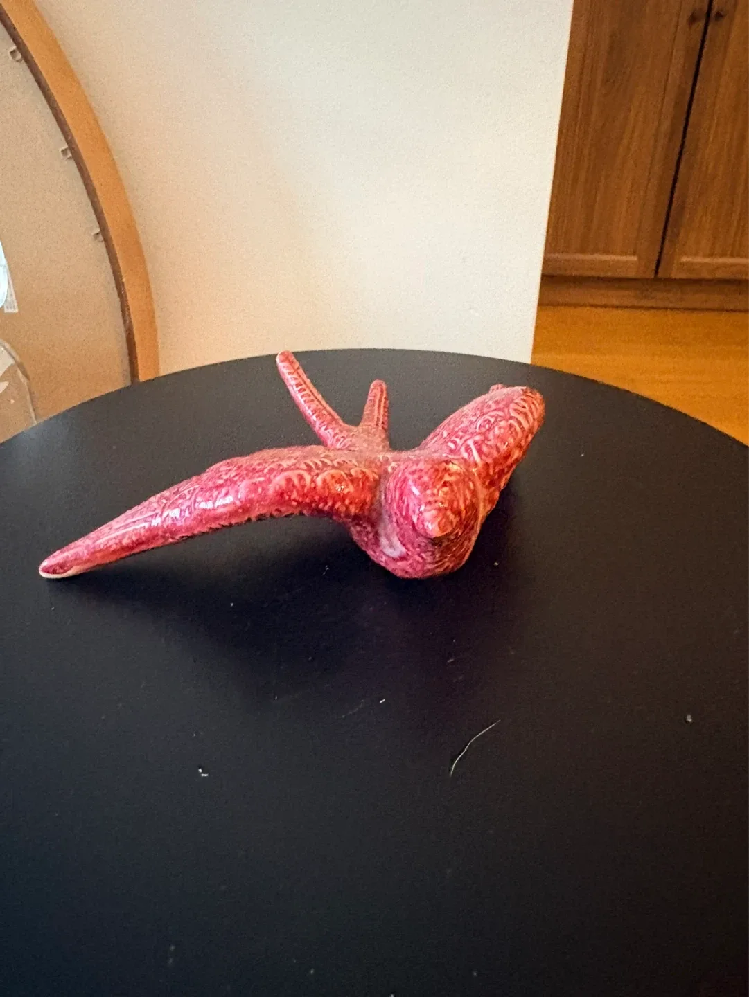 Red Ceramic Bird from Portugal - photo 2