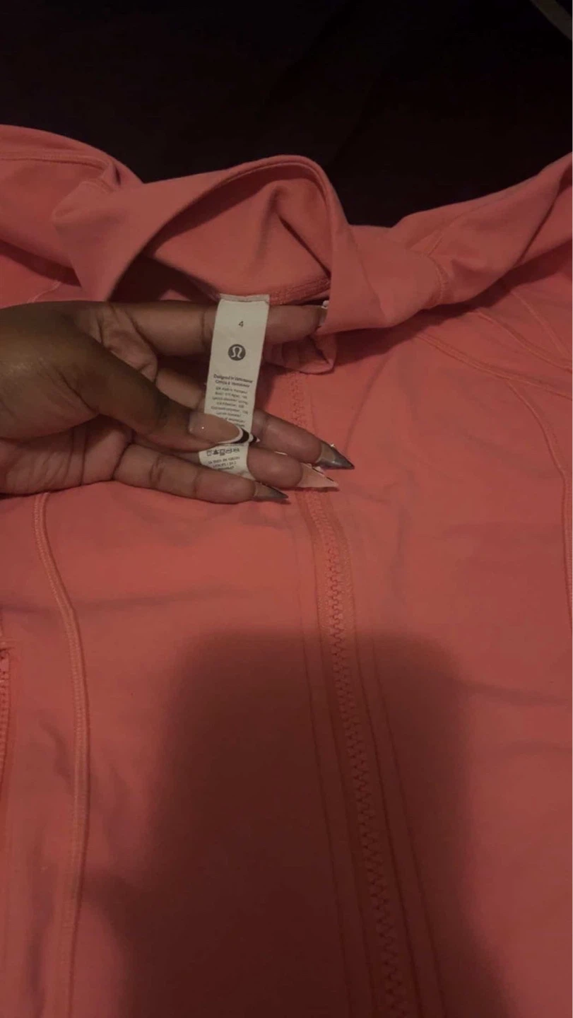 Sakura cherry blossom pink Lululemon Full Zip Jacket