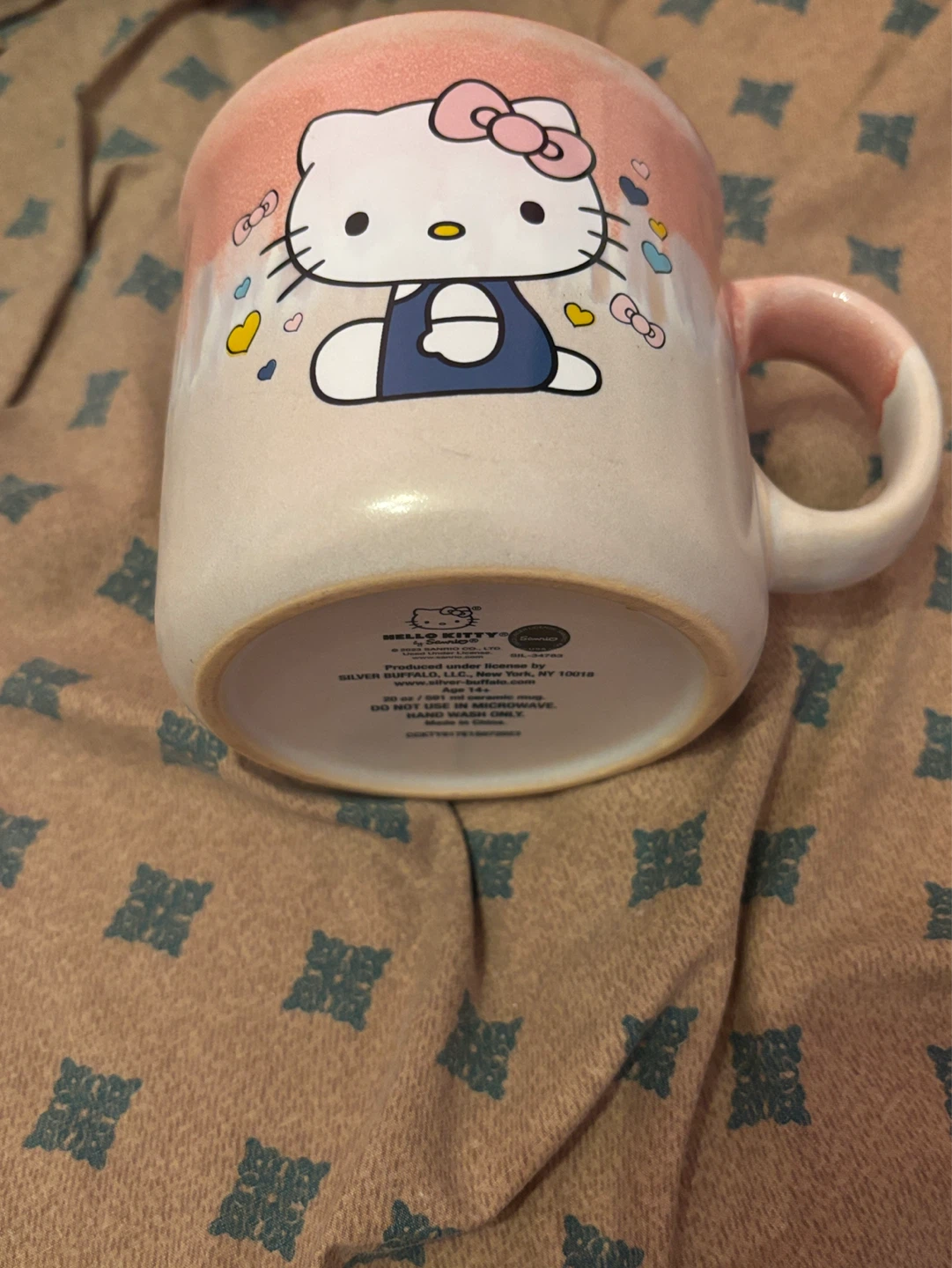 Hello Kitty Ceramic Mug Pink Ombre - photo 2