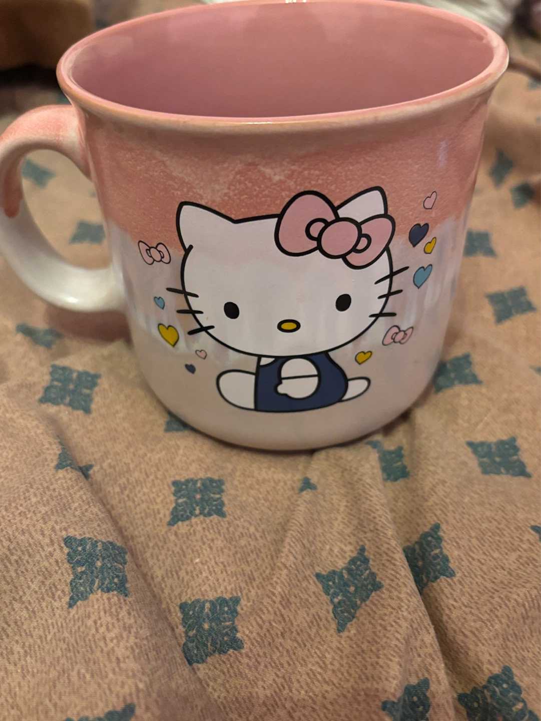 Hello Kitty Ceramic Mug Pink Ombre