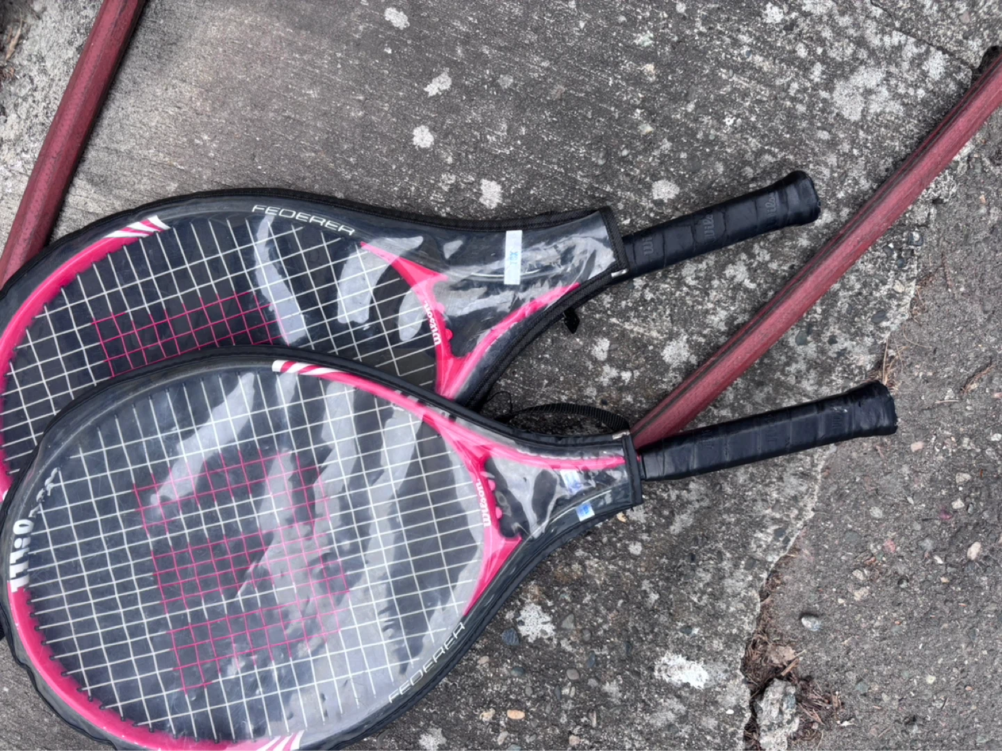 Federer Tennis Racquets (2) with Covers