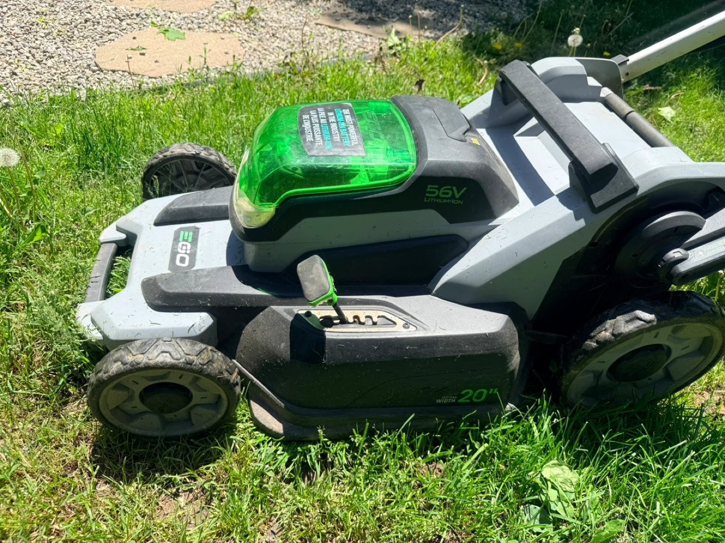 EGO Power+ LM2000 56V Lithium-Ion Mower for Parts Sold As is - photo 2