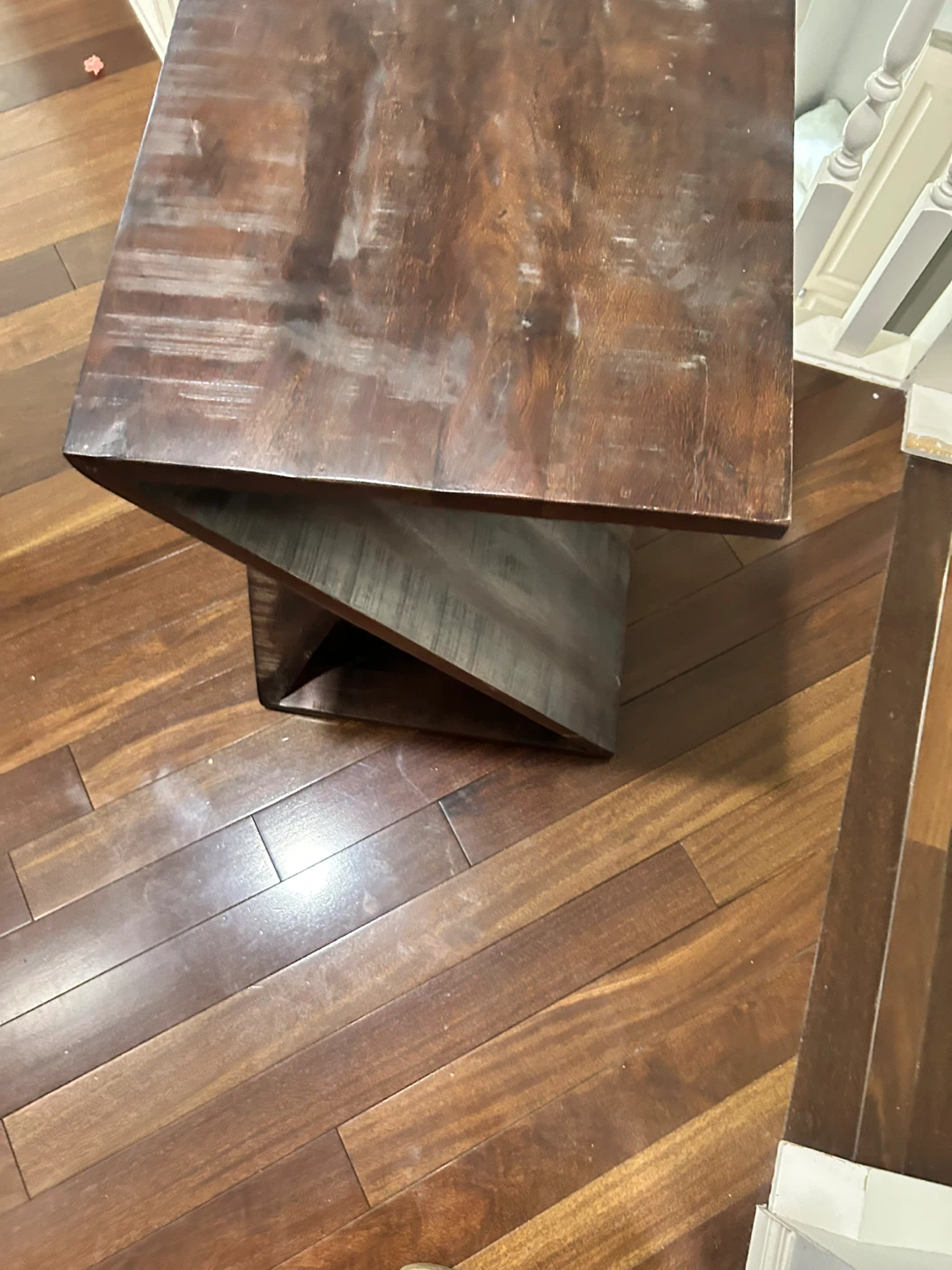 Wooden accent table - photo 2