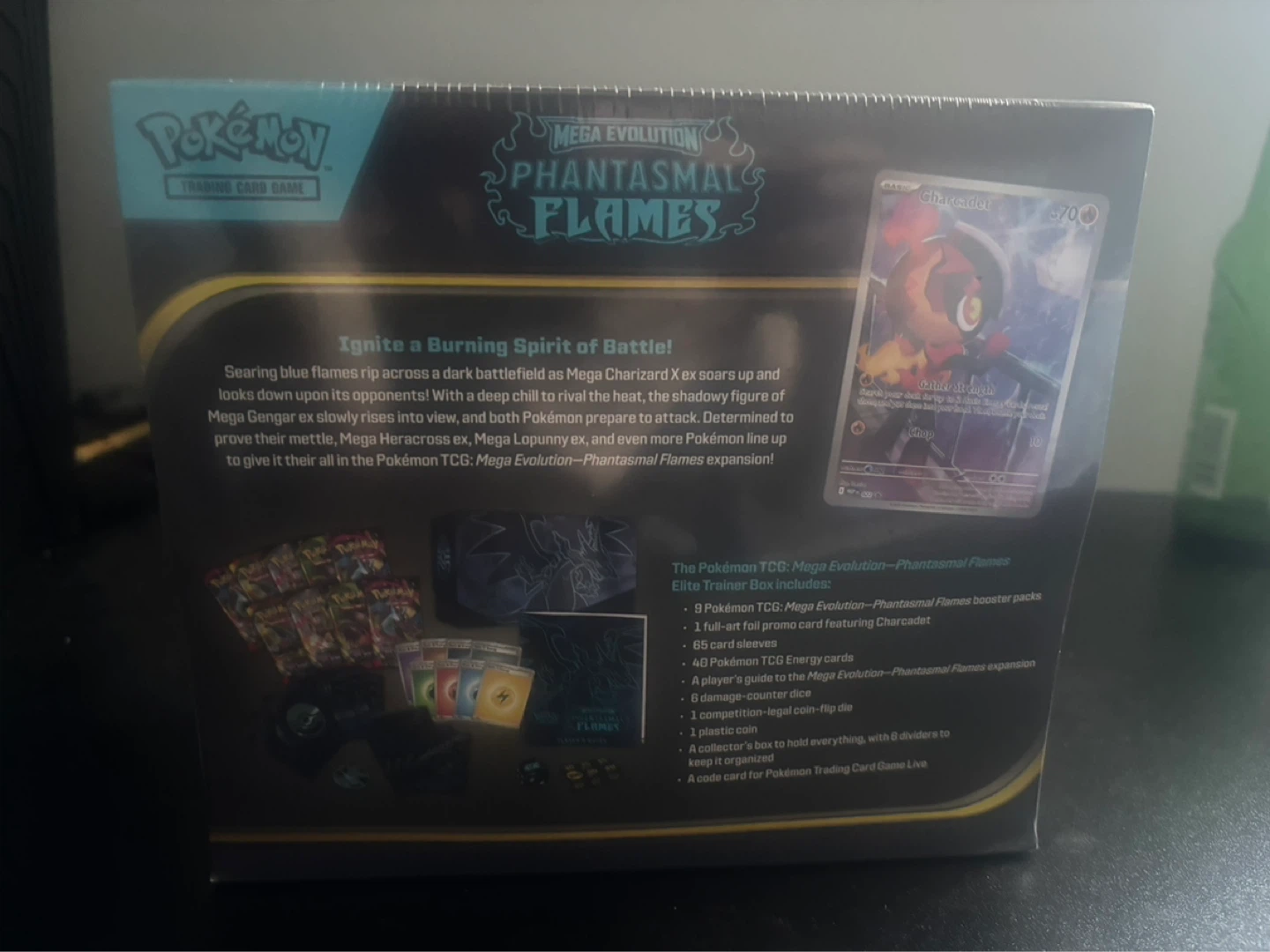 Pokemon TCG Mega Evolution Phantasmall Flames Elite Trainer Box - photo 2