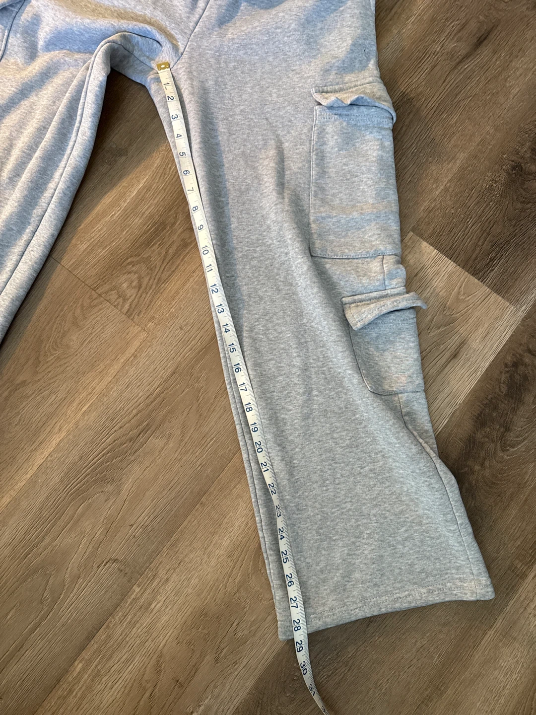 Kelly Green Sweatpants Size M Cargo Pockets - photo 3