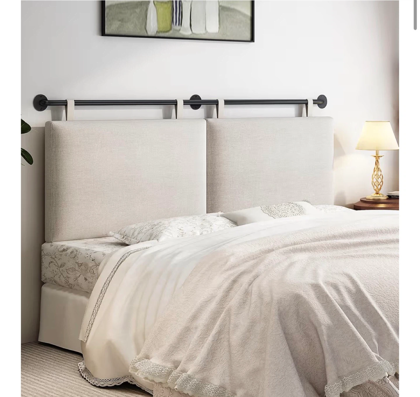 Upholstered Headboard and bed frame