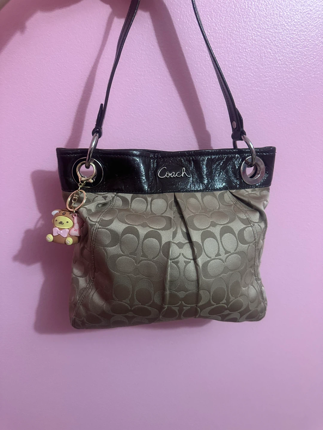 Coach Monogram Shoulder Bag