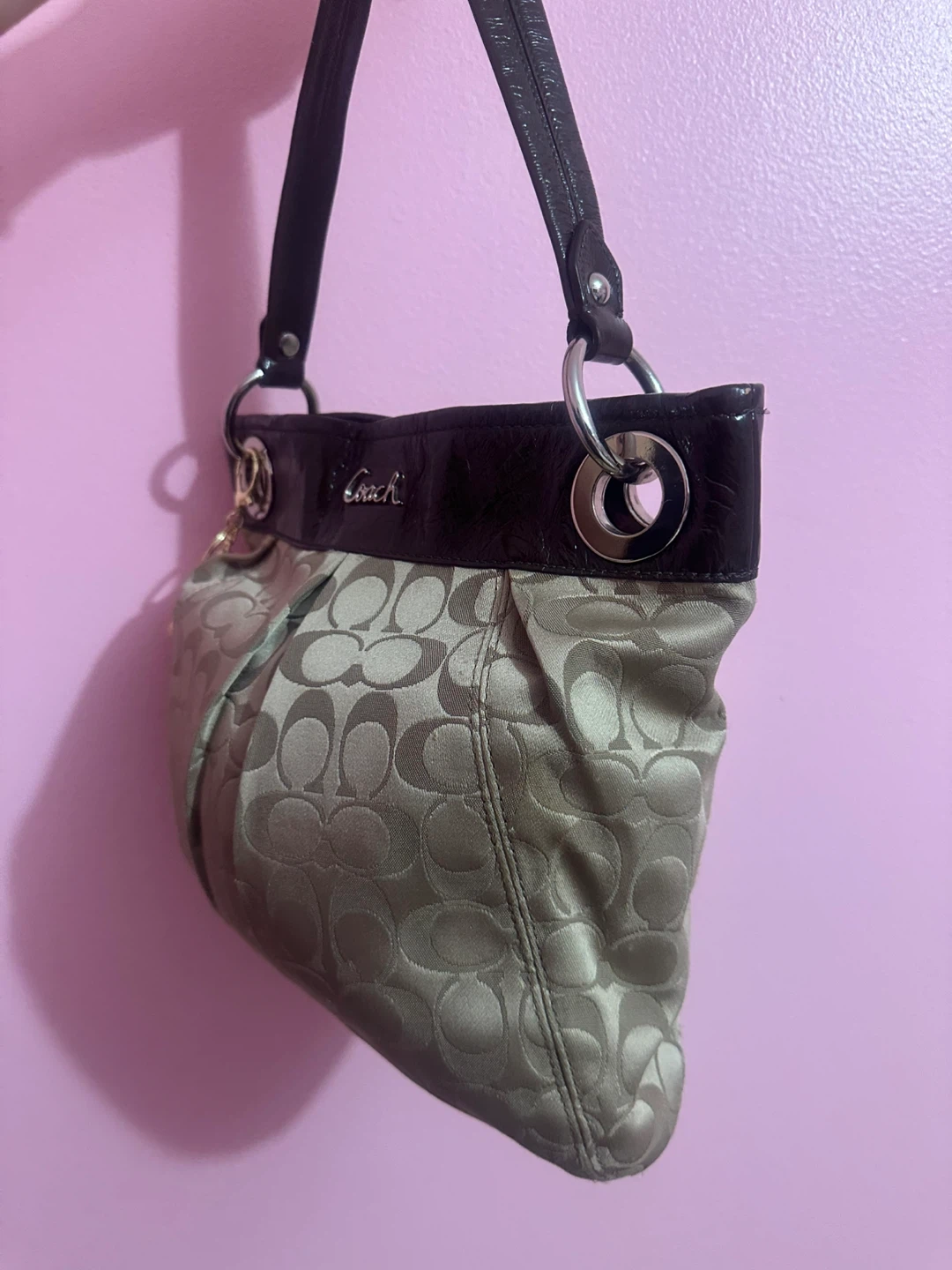 Coach Monogram Shoulder Bag - photo 3