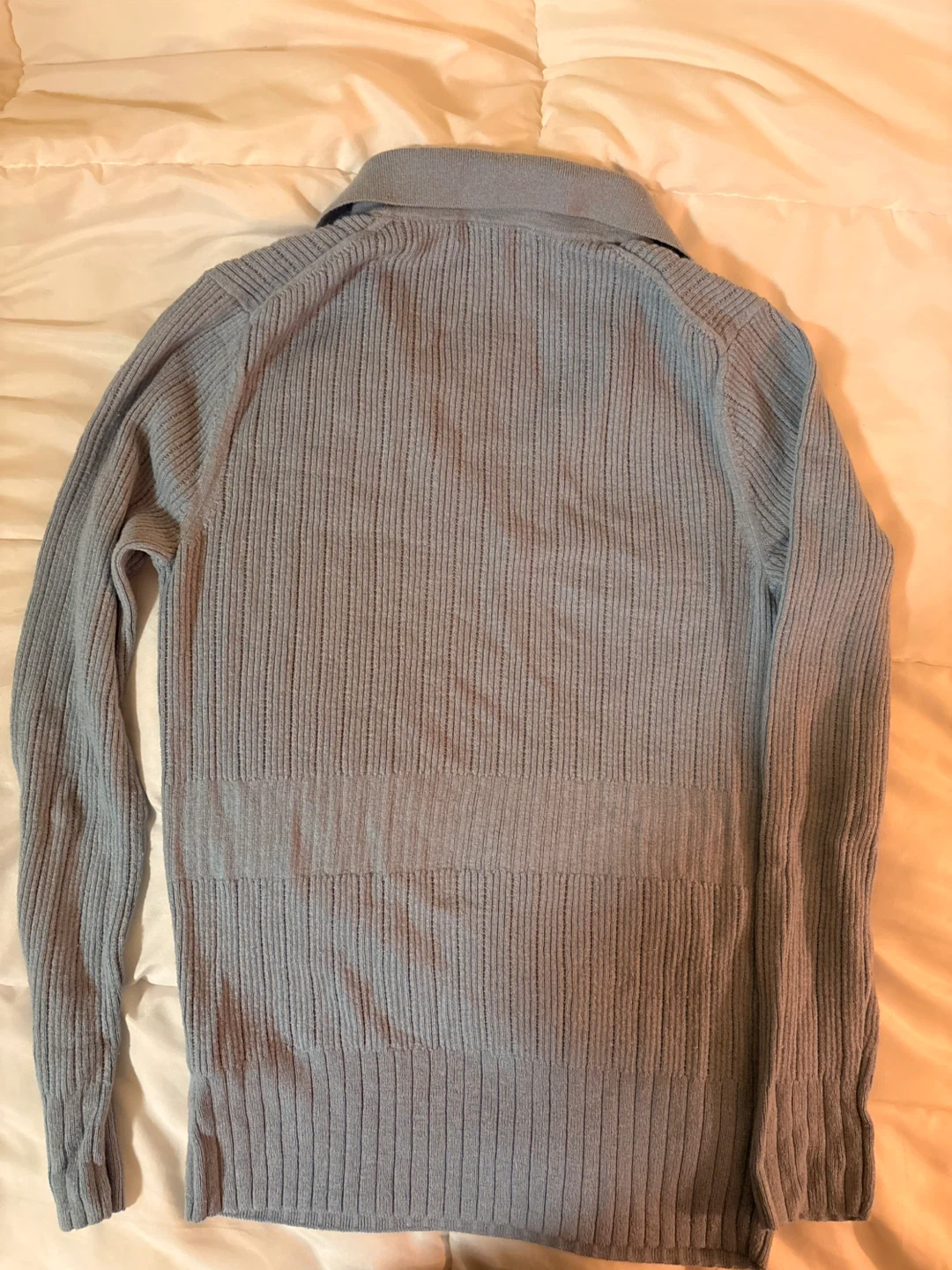 Club Monaco Blue Ribbed Polo Sweater Size S/P - photo 3