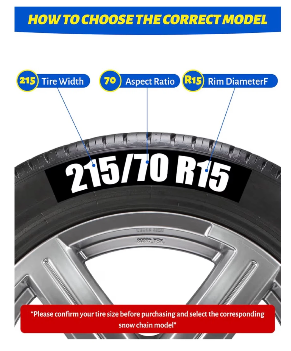 Auto Tightening Snow Chains HKN140 for Cars/SUVs - photo 5