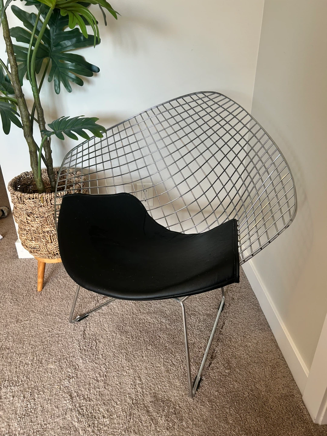 Diamond Wire Papasan Chair By Plata
