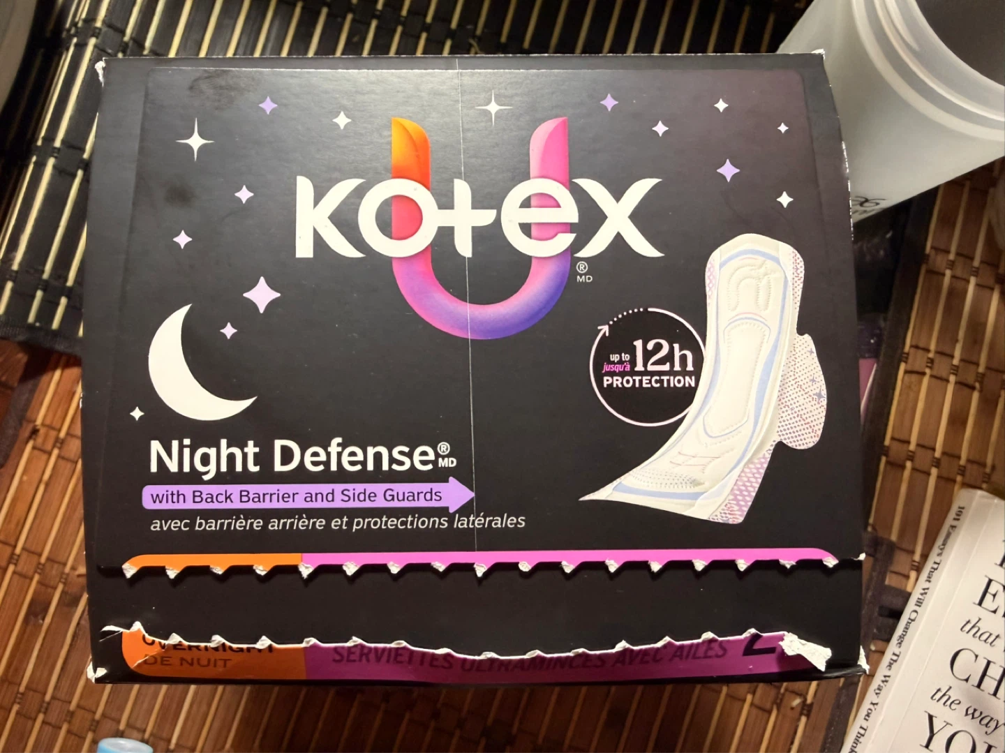 Kotex Night Defense Ultra Thin Pads + Wings (Overnight) - photo 2
