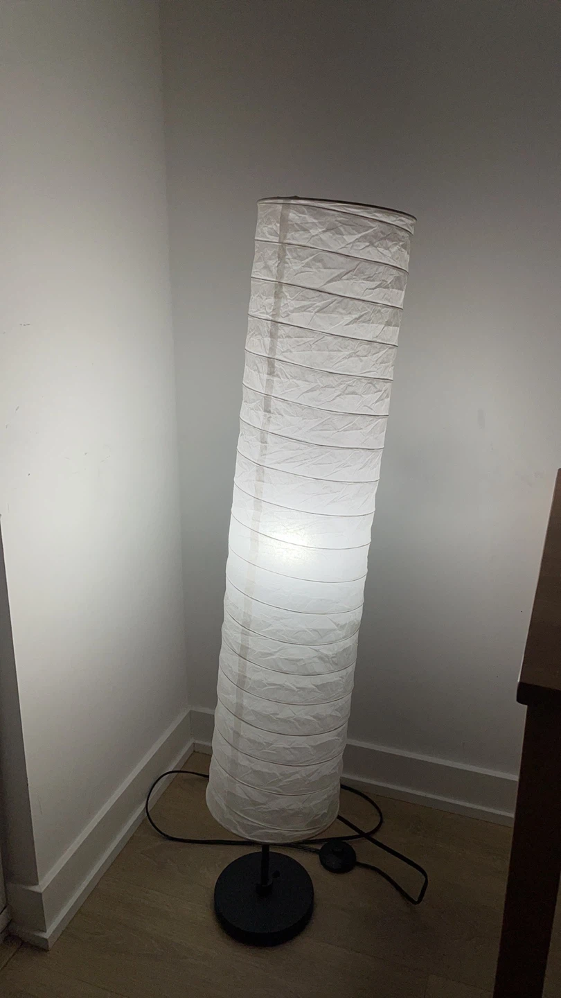 White Paper Lantern Floor Lamp