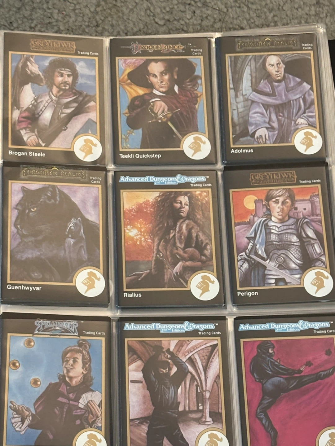 Collection of 150 Dungeons & Dragons Trading Cards - photo 3