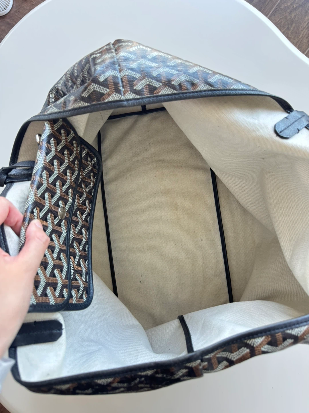 Goyard St. Louis Tote Bag with Pouch - photo 4