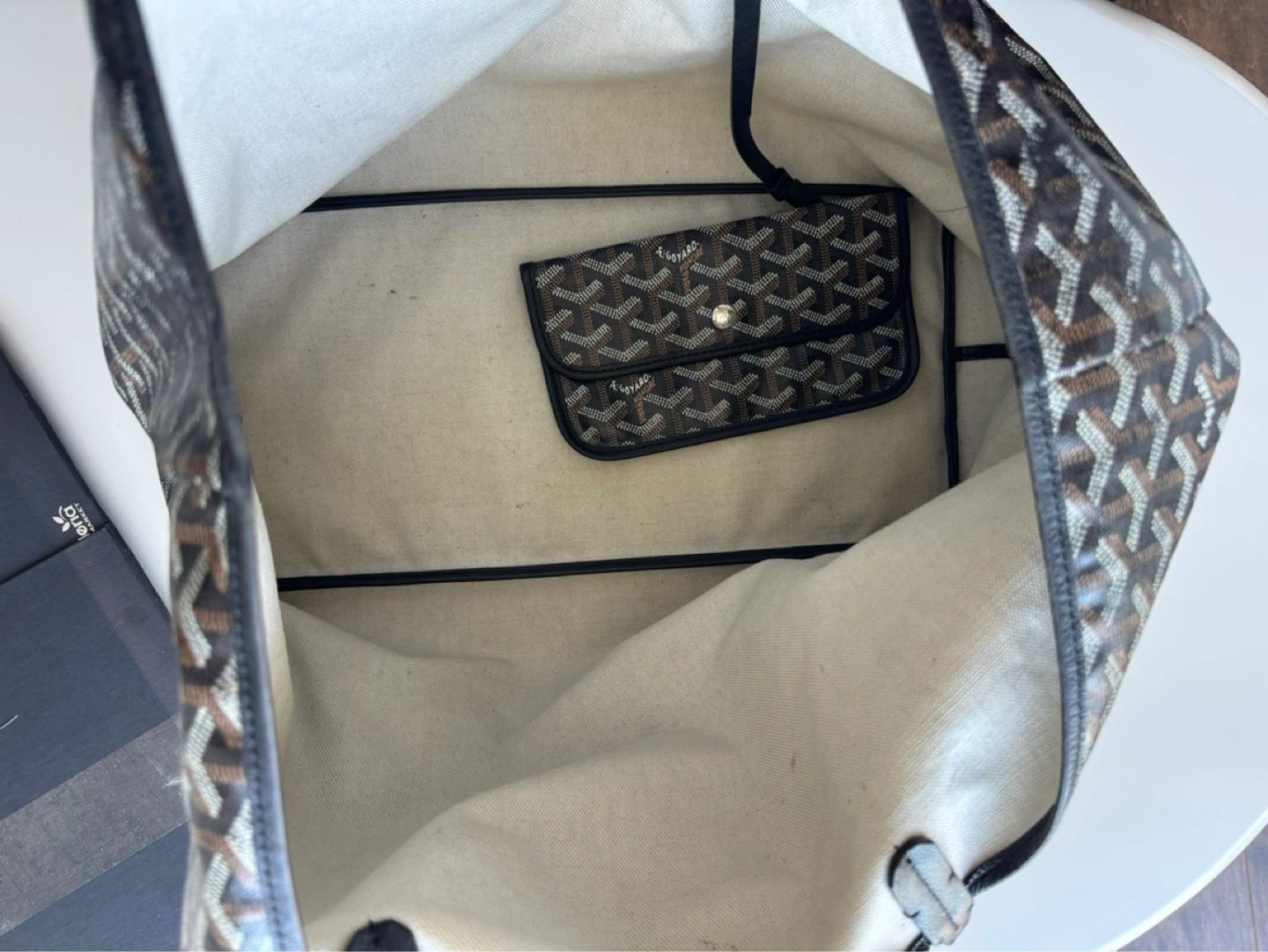 Goyard St. Louis Tote Bag with Pouch - photo 3