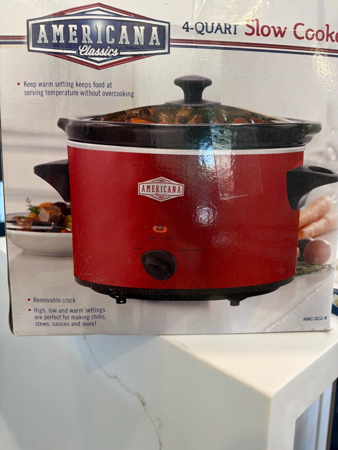 Americana Classics 4-Quart Slow Cooker