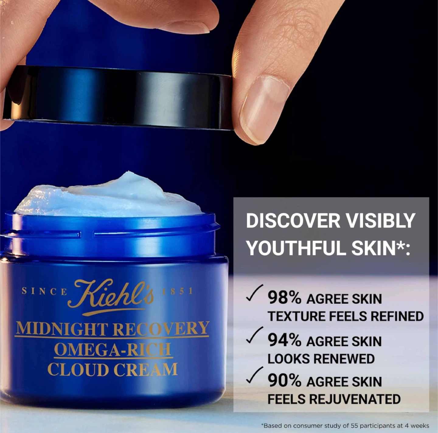 Kiehl's Midnight Recovery Omega-Rich Cloud Cream 1.7 fl oz - photo 5