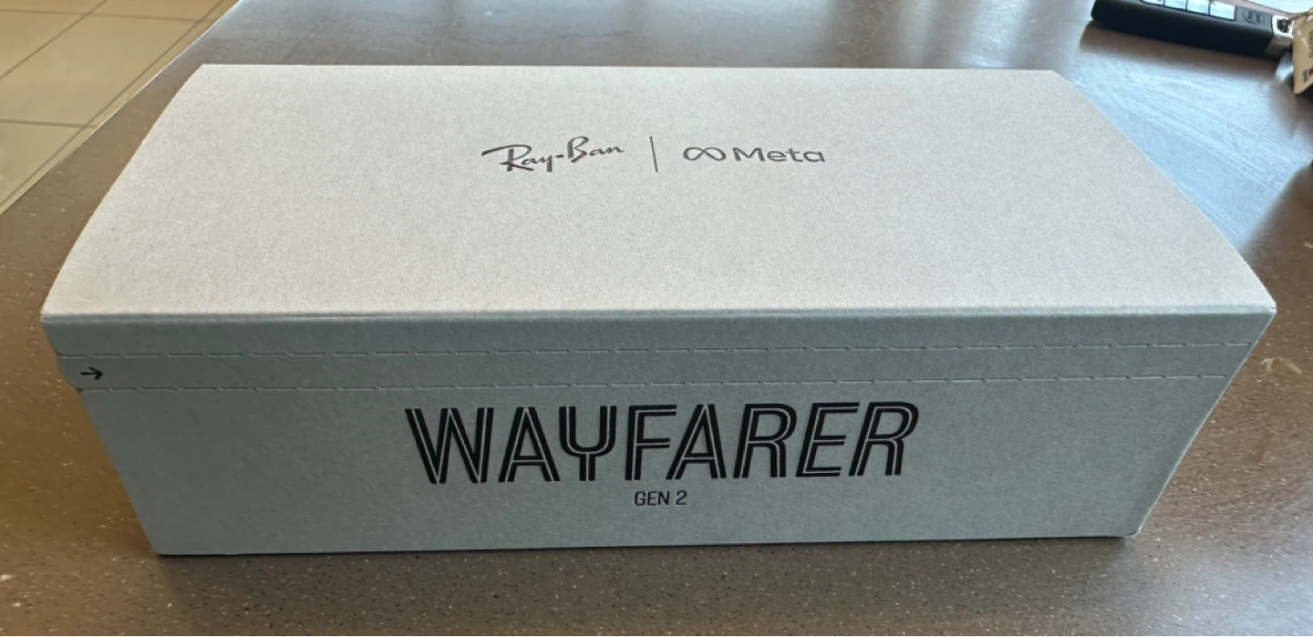 Ray-Ban Meta Wayfarer Gen 2 Smart Glasses - Matte Black / Grey
