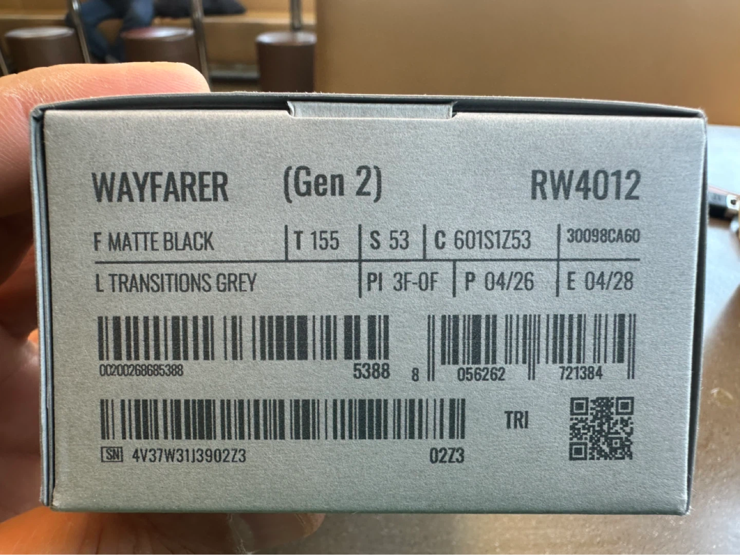 Ray-Ban Meta Wayfarer Gen 2 Smart Glasses - Matte Black / Grey - photo 2